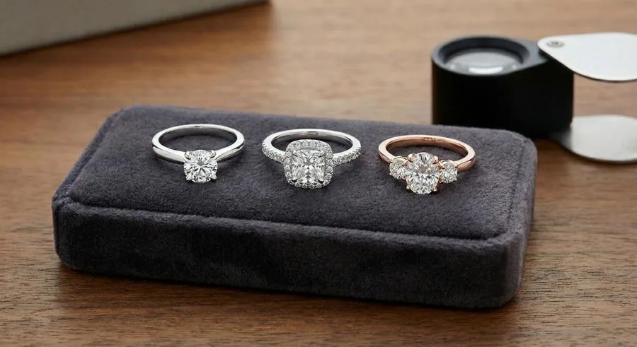 April birthstone engagement ring styles